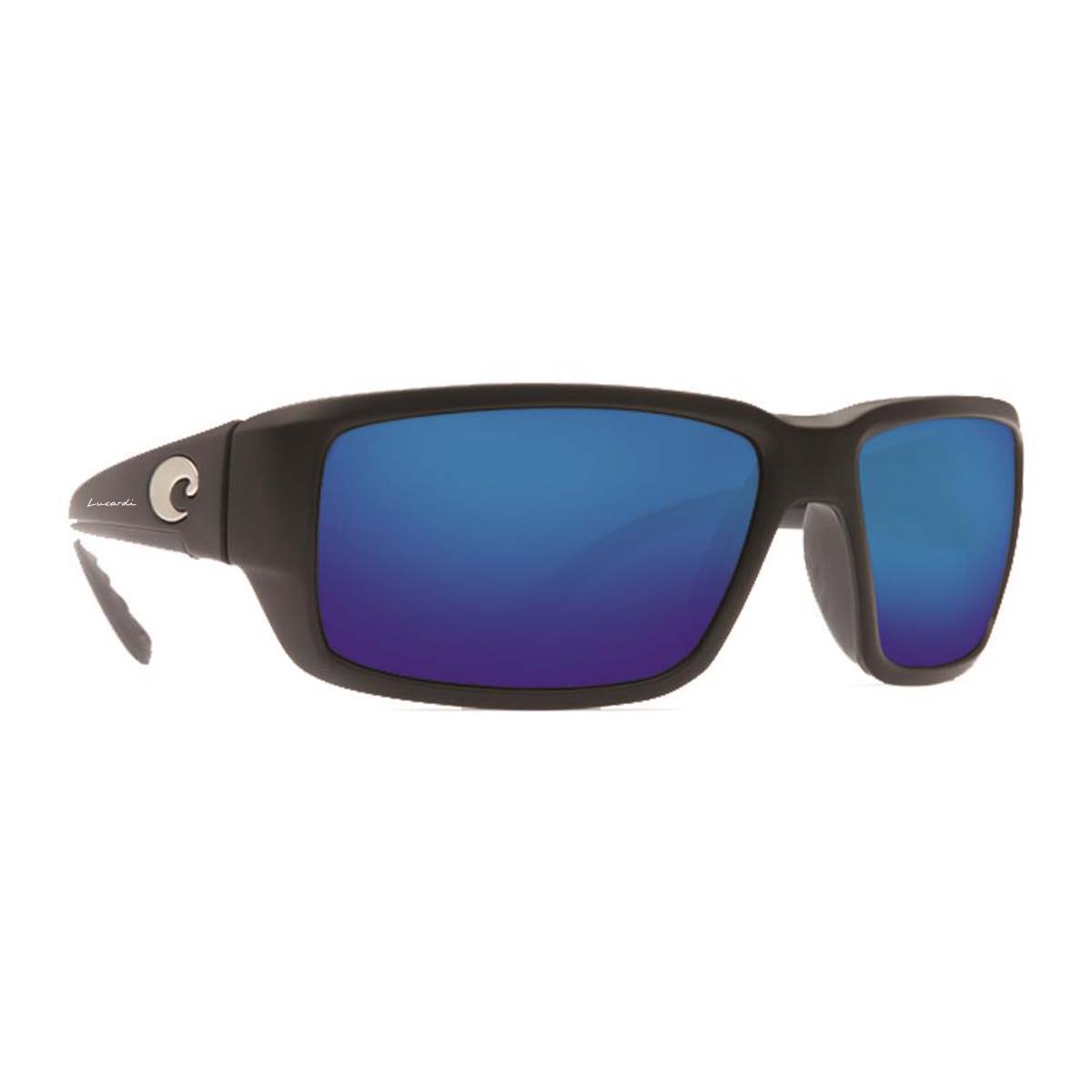 Costa Del Mar Fantail Sunglasses - (Frame) Black; (Lens) Blue Mirror, 580P