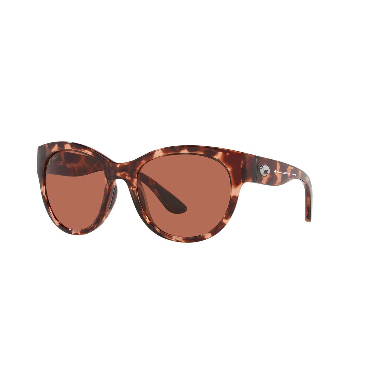 Costa Del Mar Maya Sunglasses - (Frame) Shiny Coral Tortoise; (Lens) Copper, 580P