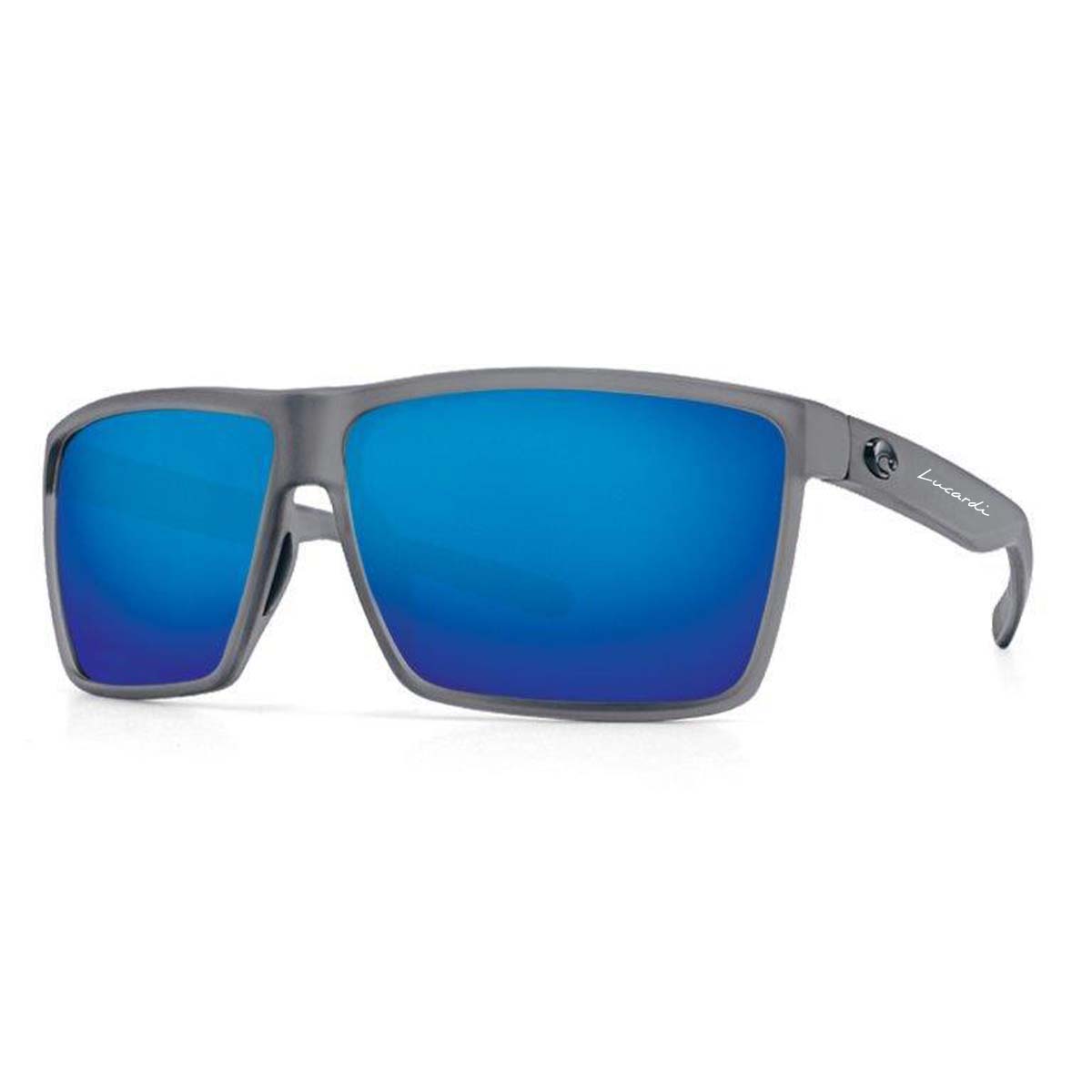Costa Del Mar Rincon Sunglasses - (Frame) Matte Smoke Crystal; (Lens) Blue Mirror, 580P