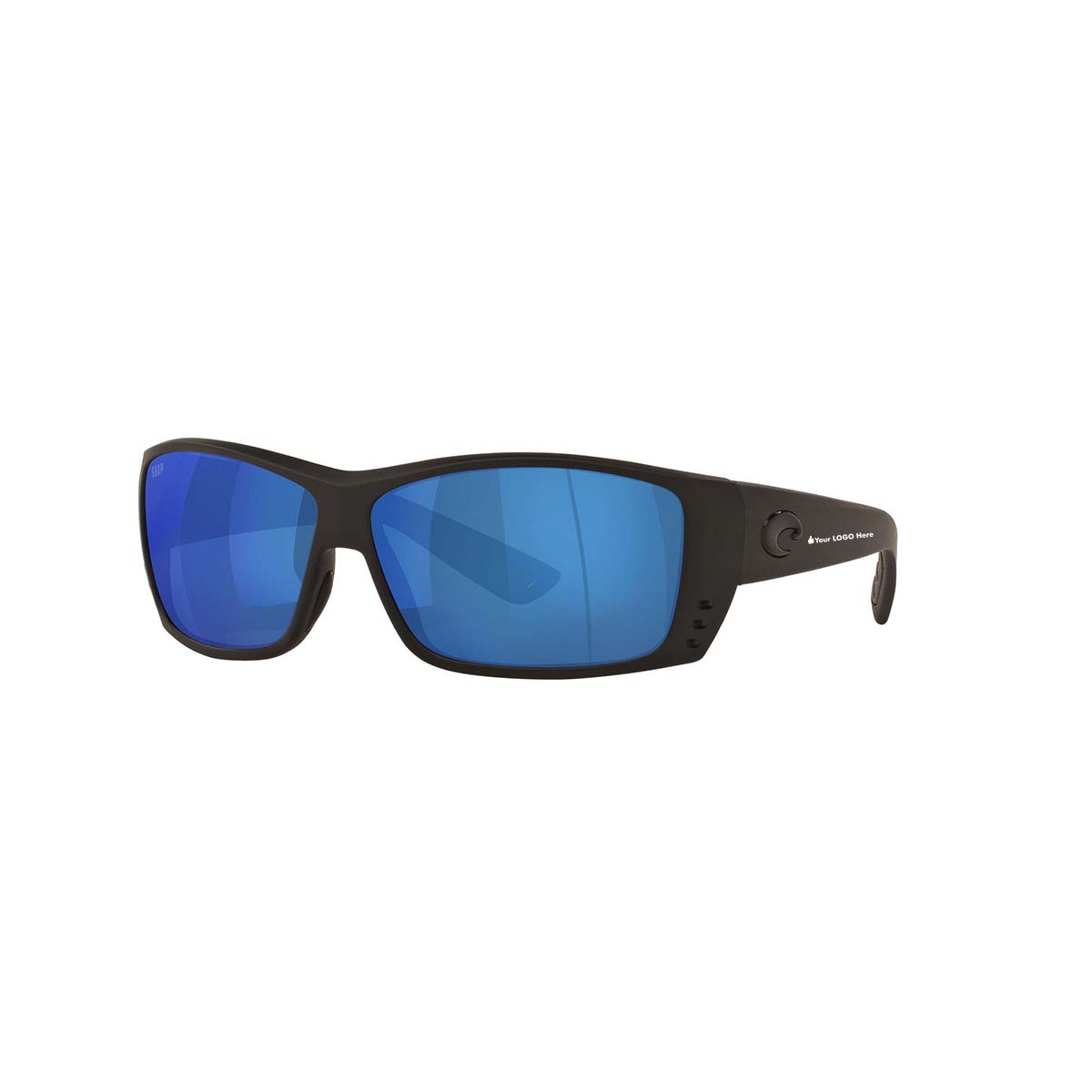 Costa Del Mar Cat Cay Sunglasses - (Frame) Blackout; (Lens) Blue Mirror, 580P