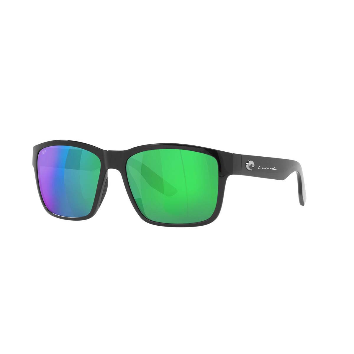 Costa Del Mar Paunch Sunglasses - (Frame) Black; (Lens) Green Mirror, 580P