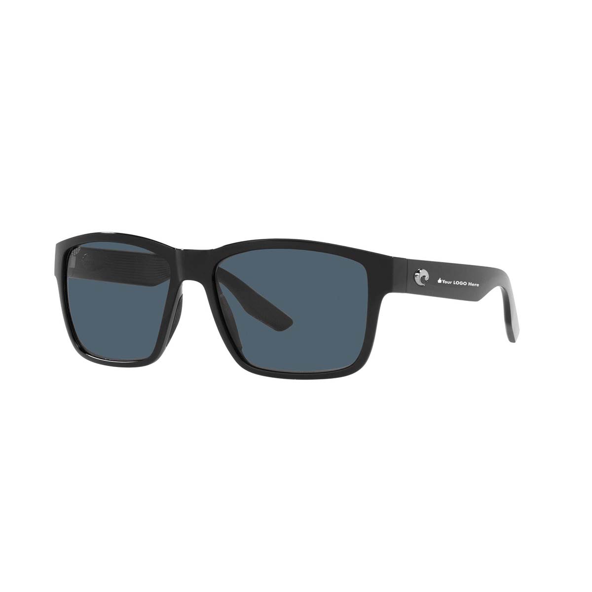 Costa Del Mar Paunch Sunglasses - (Frame) Black; (Lens) Gray, 580P