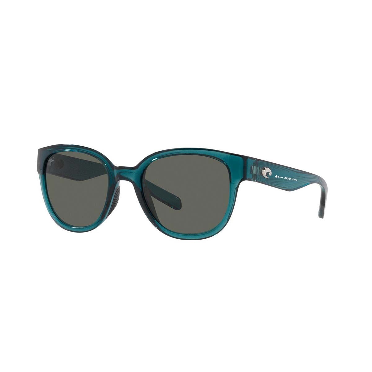 Costa Del Mar Salina Sunglasses - (Frame) Teal; (Lens) Gray, 580G