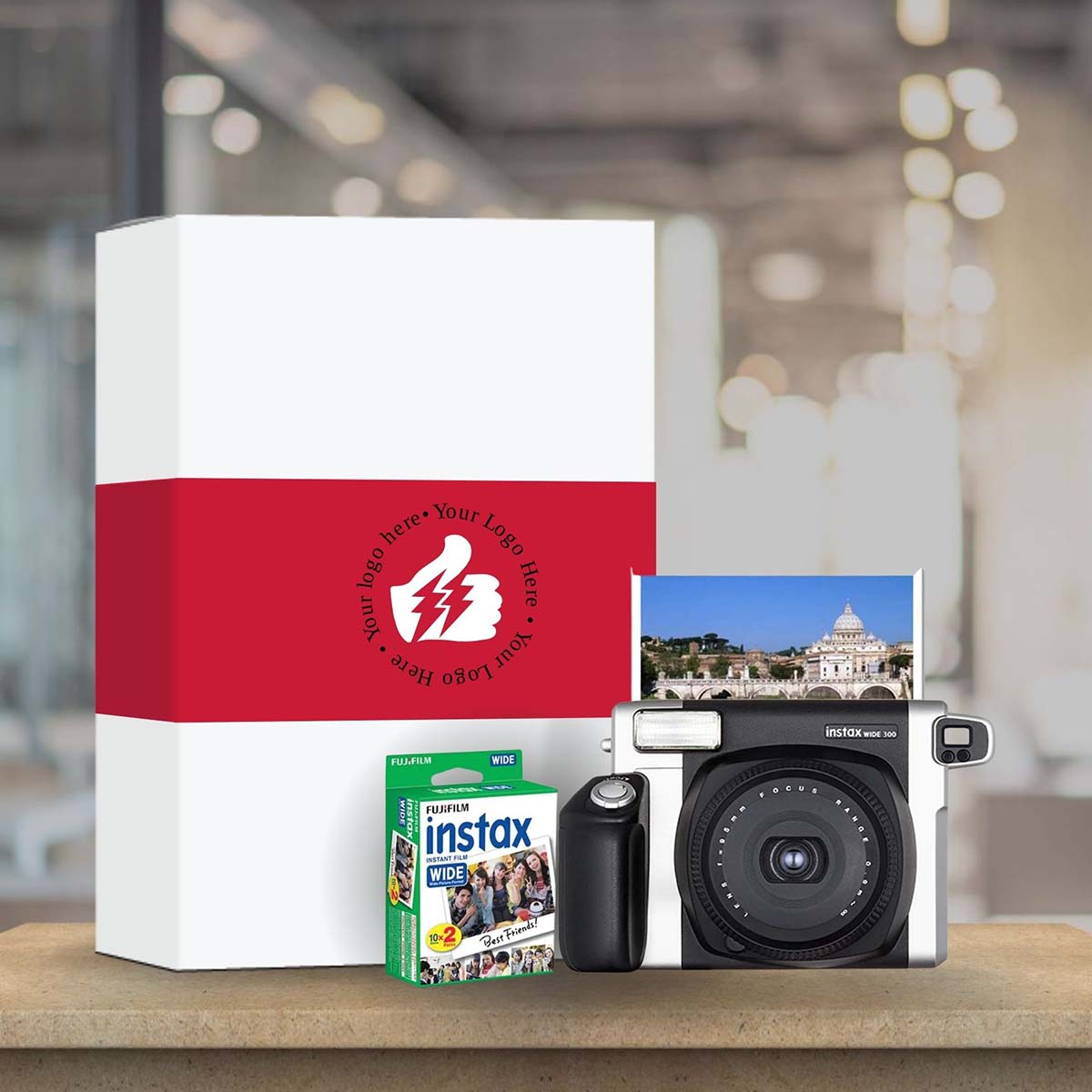 FujiFilm Instax Wide 300 w/ 20 Count Exposure Wide Film