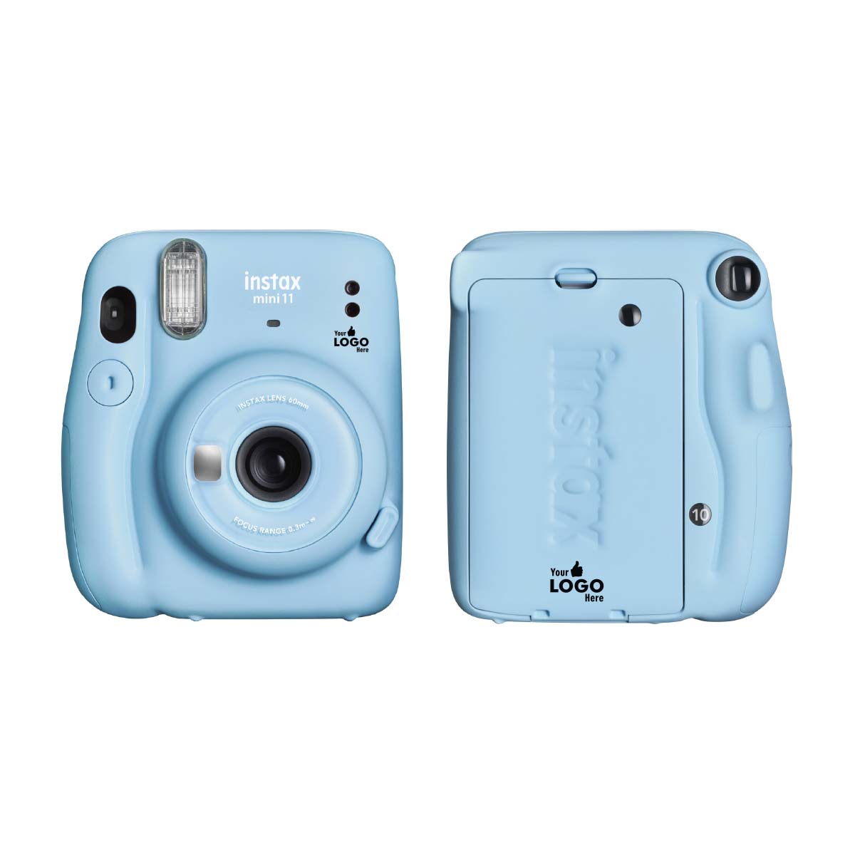 FujiFilm Instax Mini 11 Instant Camera w/ 10 Count Film Sky Blue