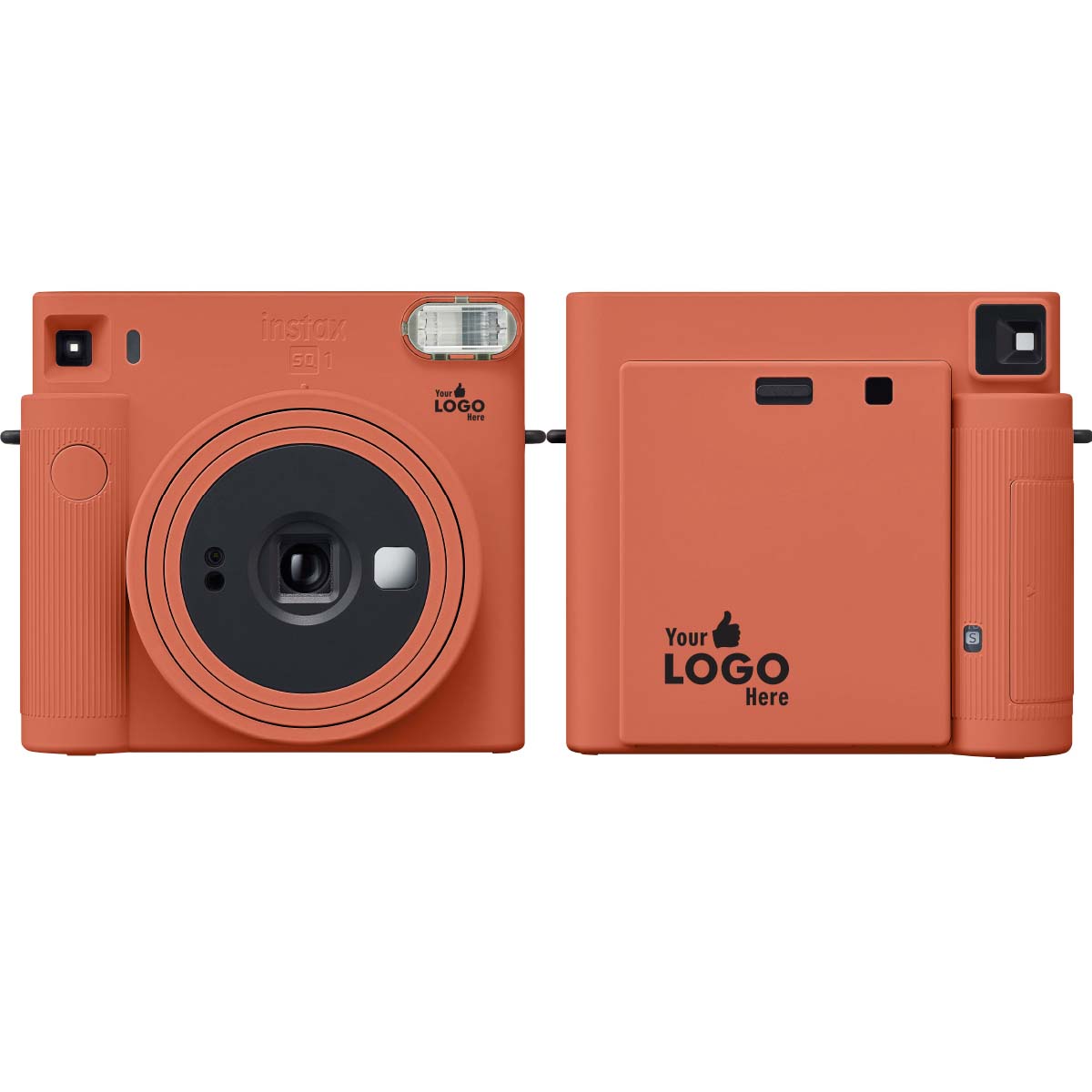 FujiFilm Instax Square SQ1 Instant Camera w/ 10 Count Film Terracotta Orange