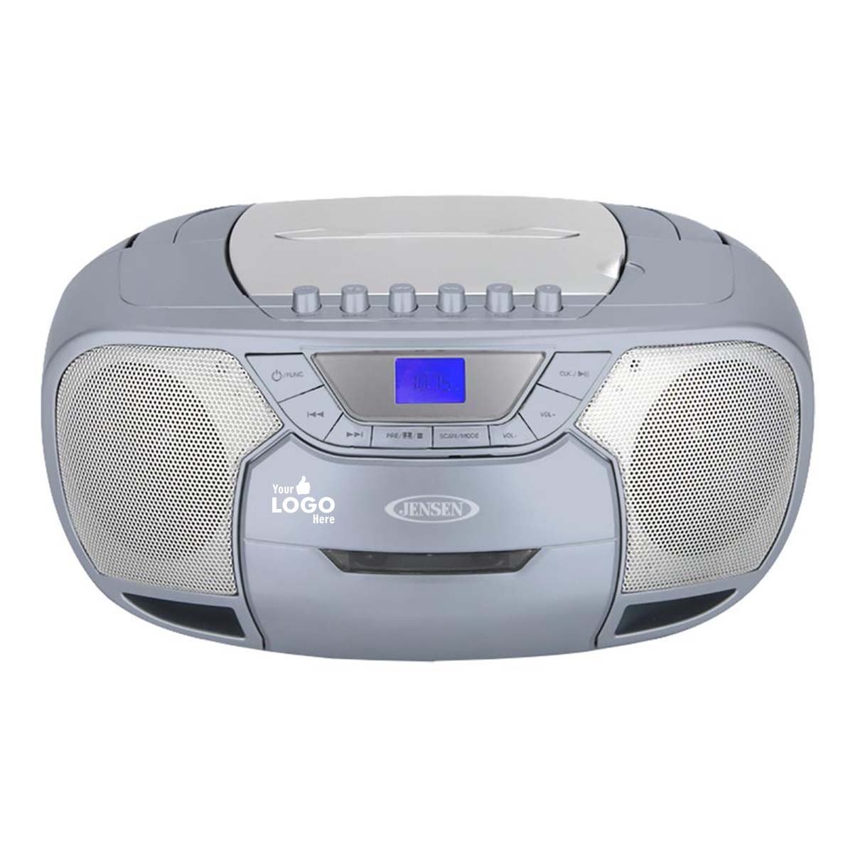 Jensen Audio Portable Bluetooth Stereo Compact Disc  Cassette Player with Radio