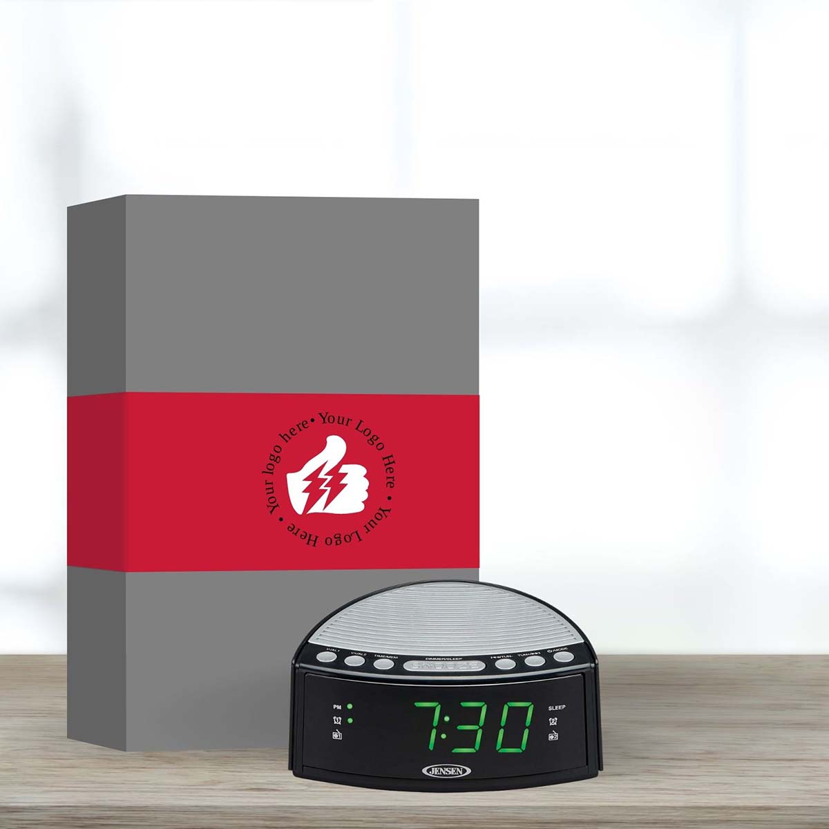 Jensen Audio Digital AM/FM Dual Alarm Clock Radio