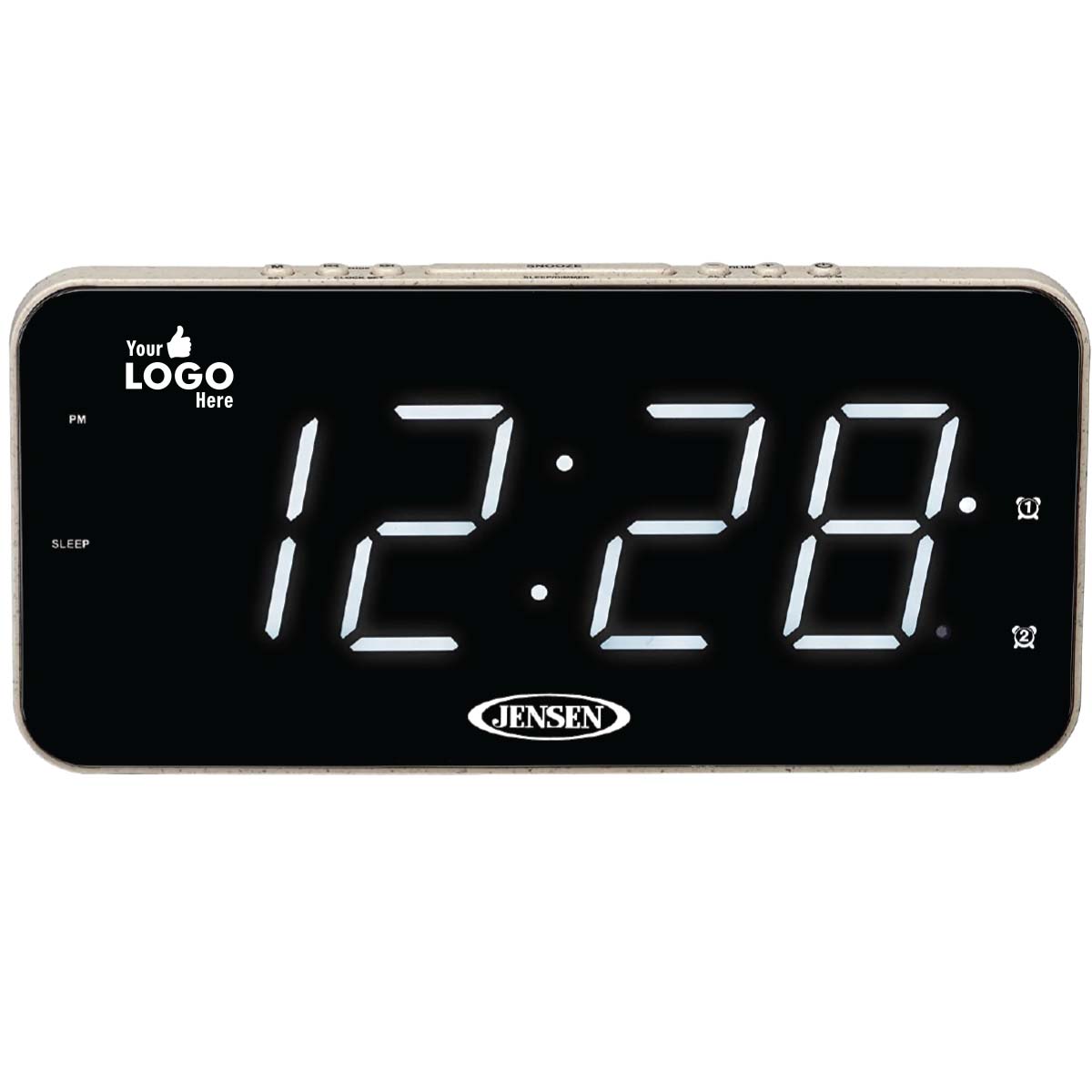 Jensen Audio AM/FM Dual Alarm Clock Radio