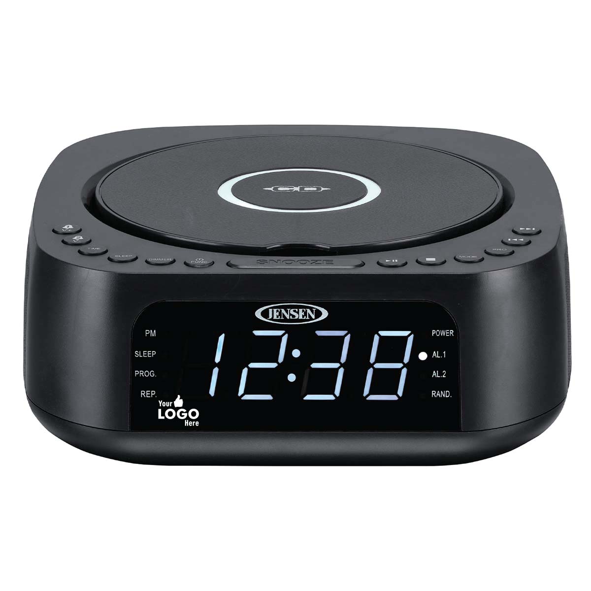 
                  
                    Jensen Audio Stereo CD Player with FM Digital Dual Alarm Clock Radio
                  
                