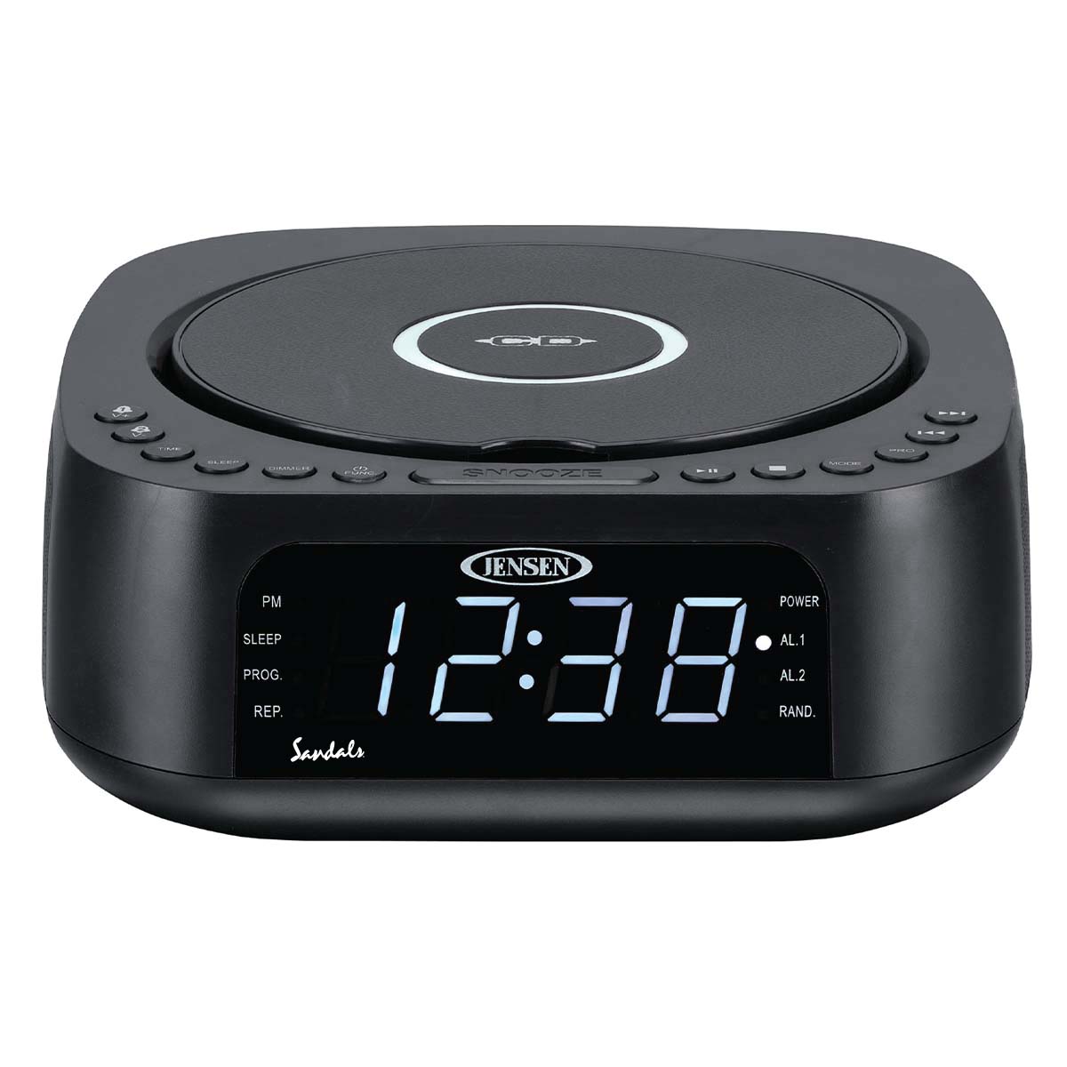 
                  
                    Jensen Audio Stereo CD Player with FM Digital Dual Alarm Clock Radio
                  
                