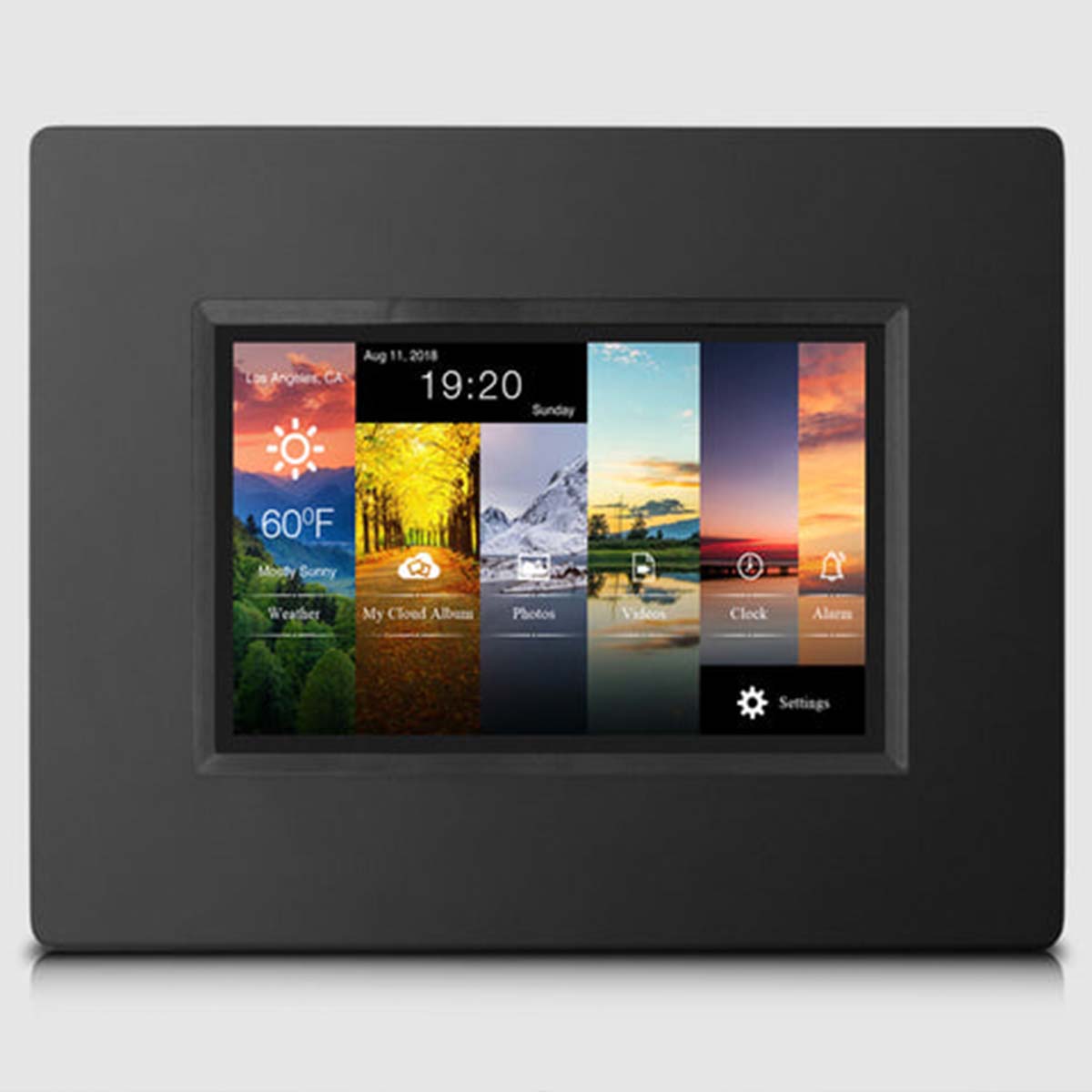 Sungale 7" Cloud Frame with built-in battery