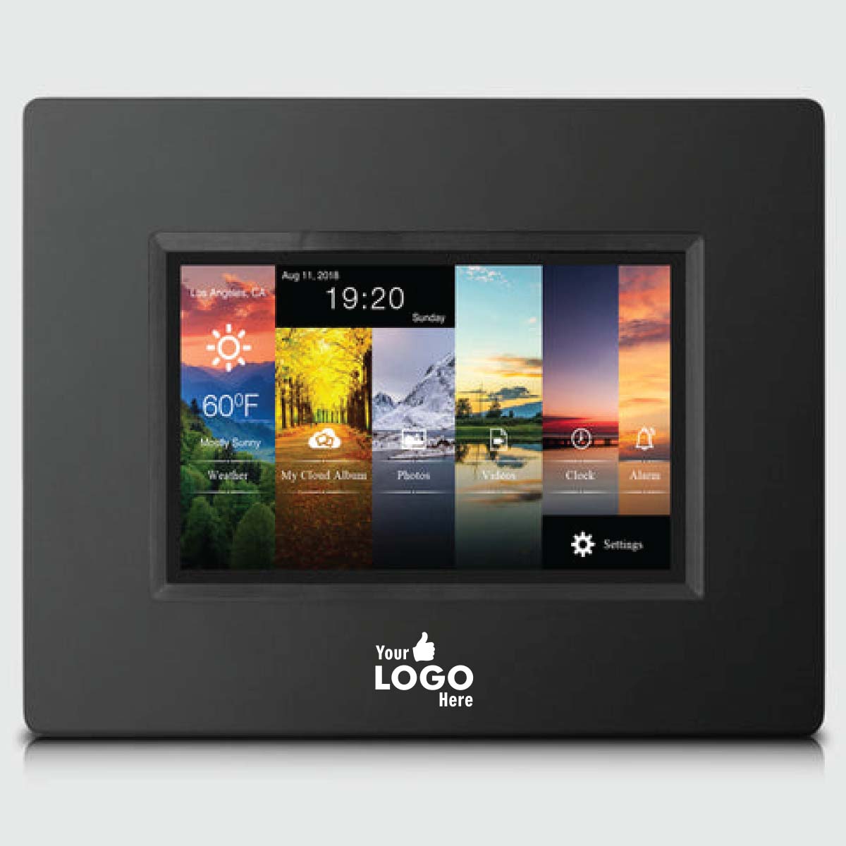 Sungale 7" Cloud Frame with built-in battery