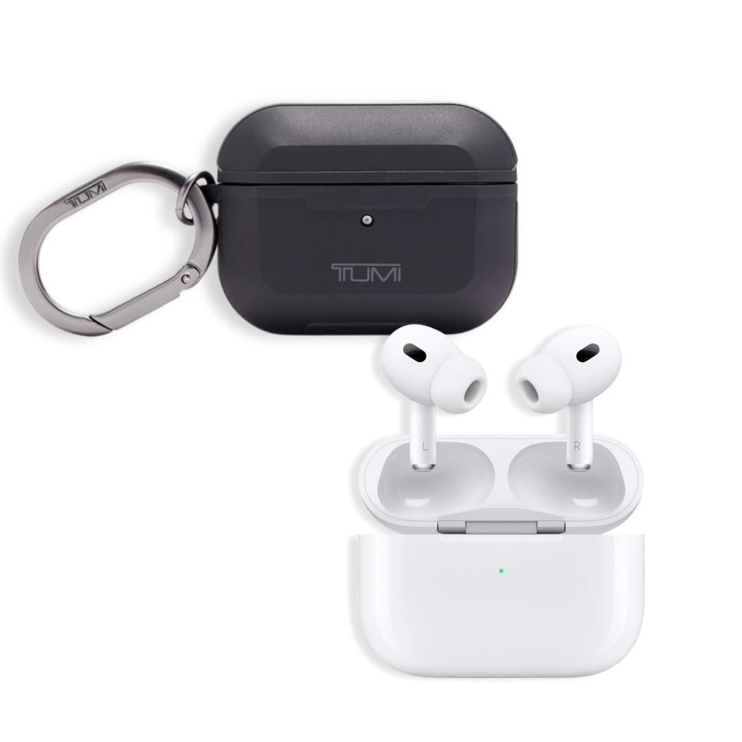 Premium Sound and Style Combo: Apple Airpods and Tumi Case Gift Set