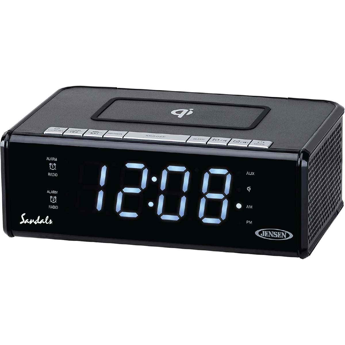 
                  
                    Jensen Audio Clock Radio with Qi Charging
                  
                