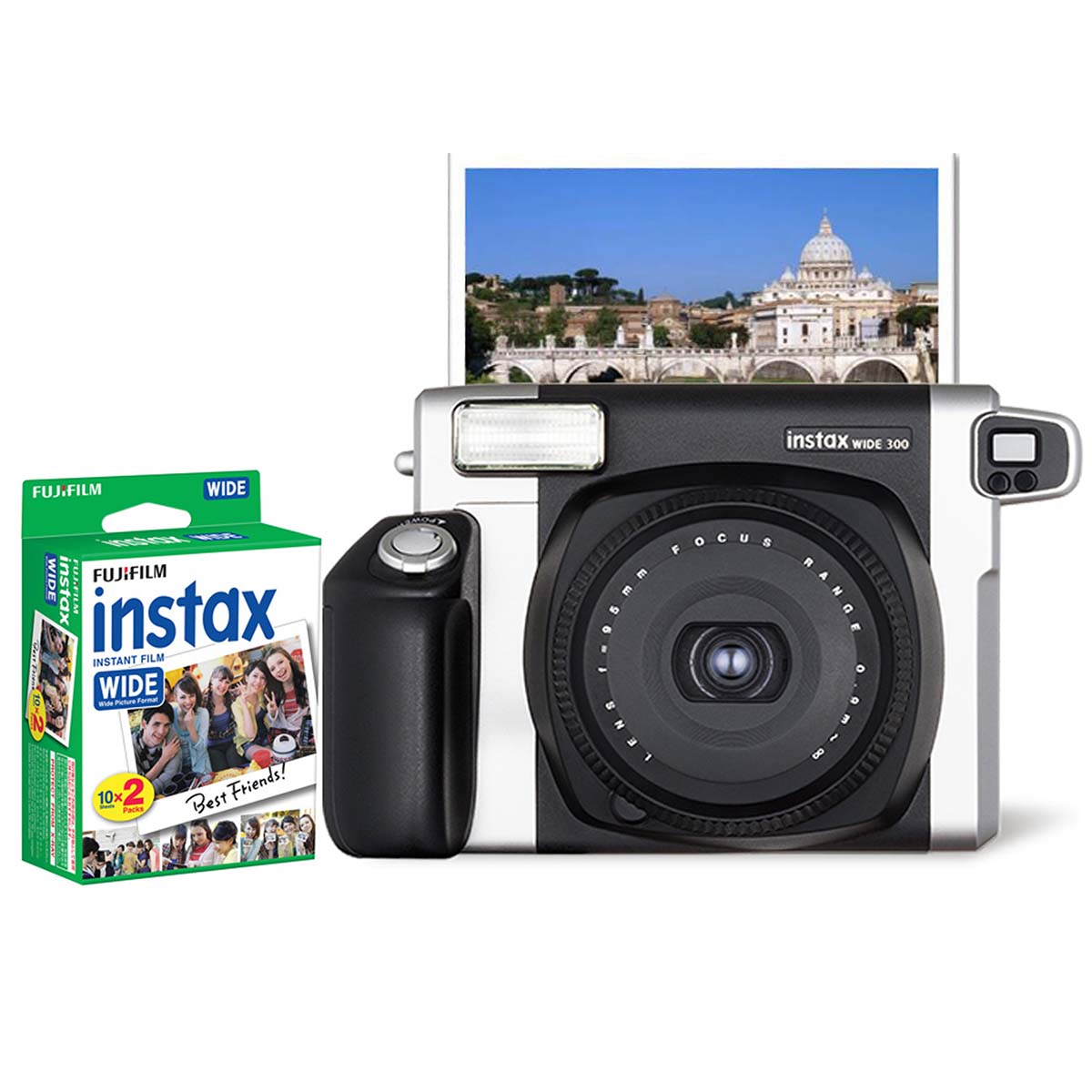 FujiFilm Instax Wide 300 w/ 20 Count Exposure Wide Film
