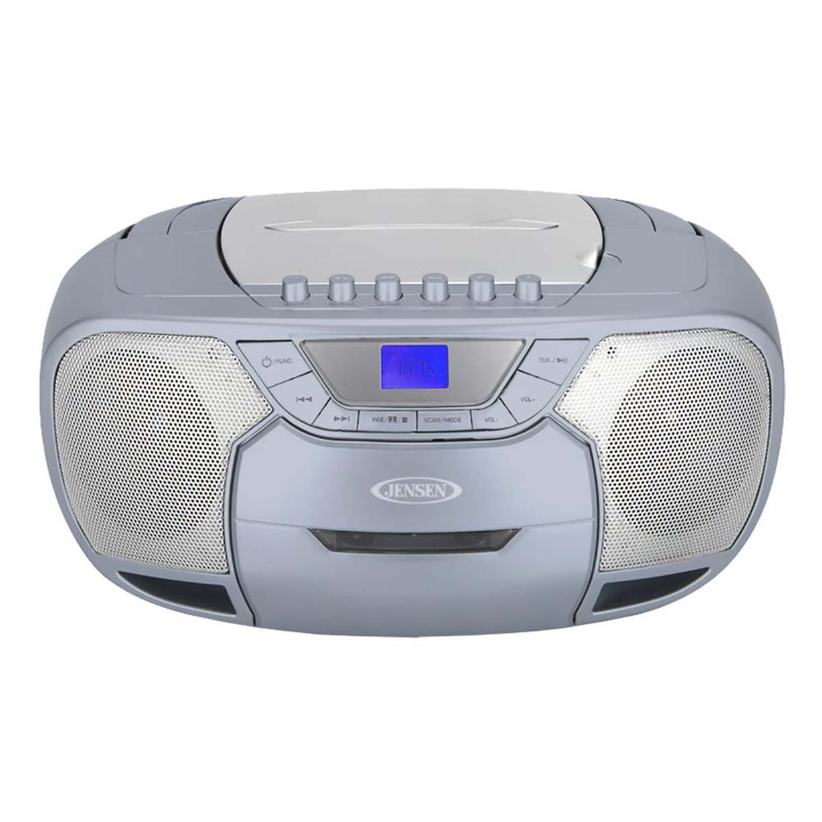Jensen Audio Portable Bluetooth Stereo Compact Disc  Cassette Player with Radio