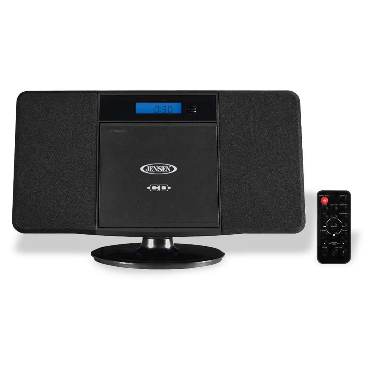 Jensen Audio Wall-Mountable Bluetooth Music System with MP3 CD Player, Digital AM/FM Stereo Radio and Remote