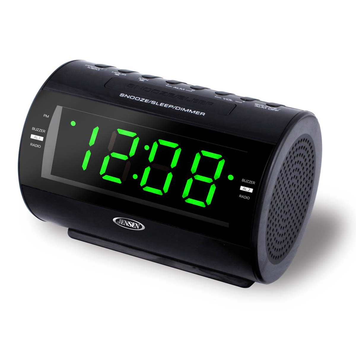 Jensen Audio AM/FM Dual Alarm Clock Radio with Nature Sounds