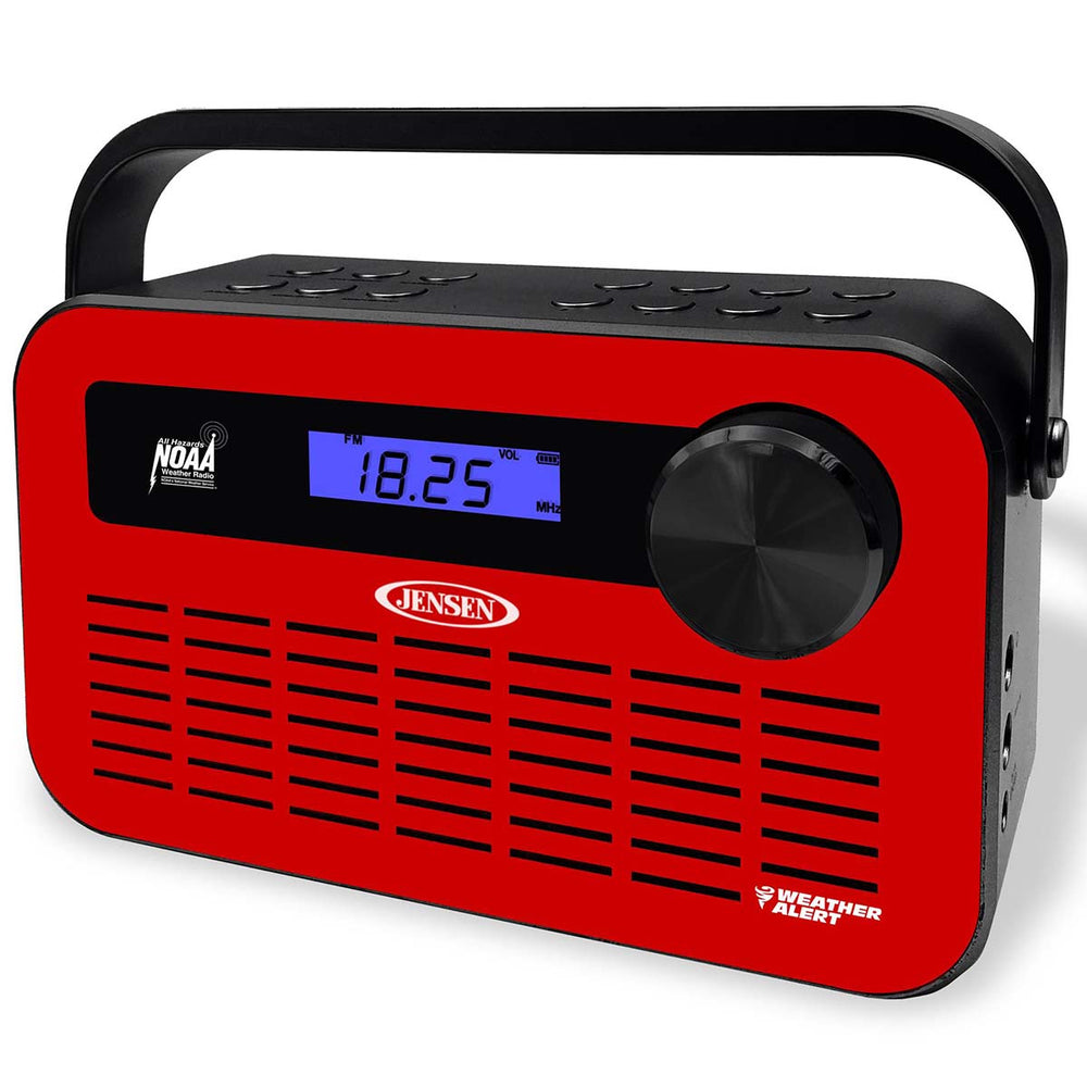 Jensen Audio Portable Digital AM/FM Weather Radio with Weather Alert