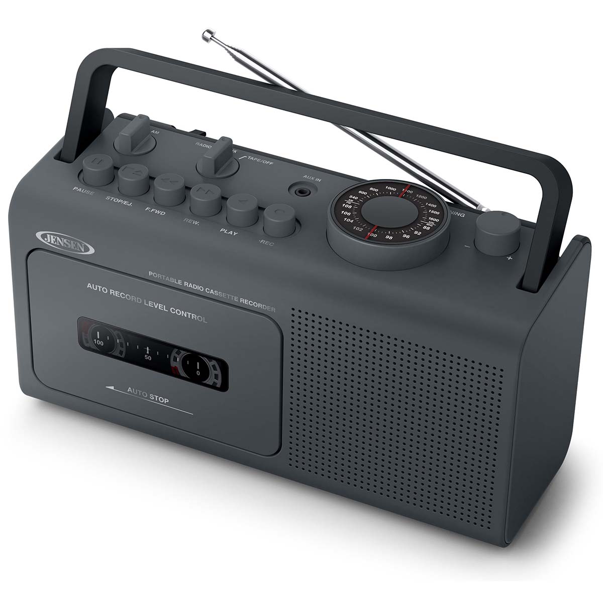 Jensen Audio Portable Cassette Player/Recorder with AM/FM Radio
