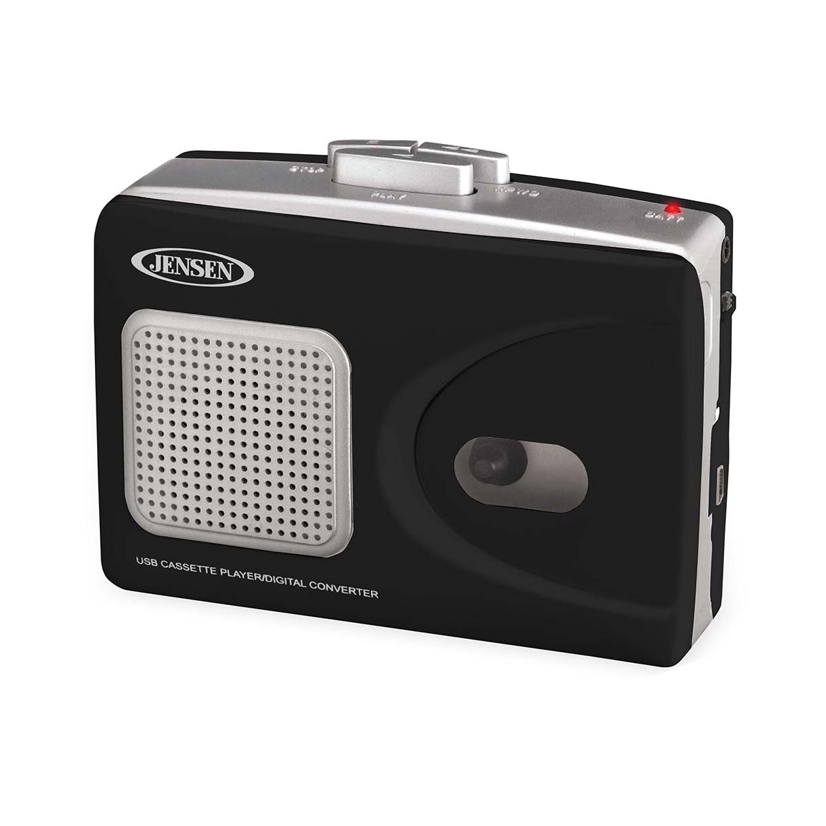 Jensen Audio Stereo USB Cassette Player with Encoding to Computer