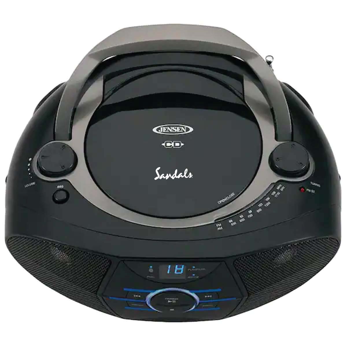 
                  
                    Jensen Audio Portable Stereo CD Player with Stereo Radio and Bluetooth
                  
                