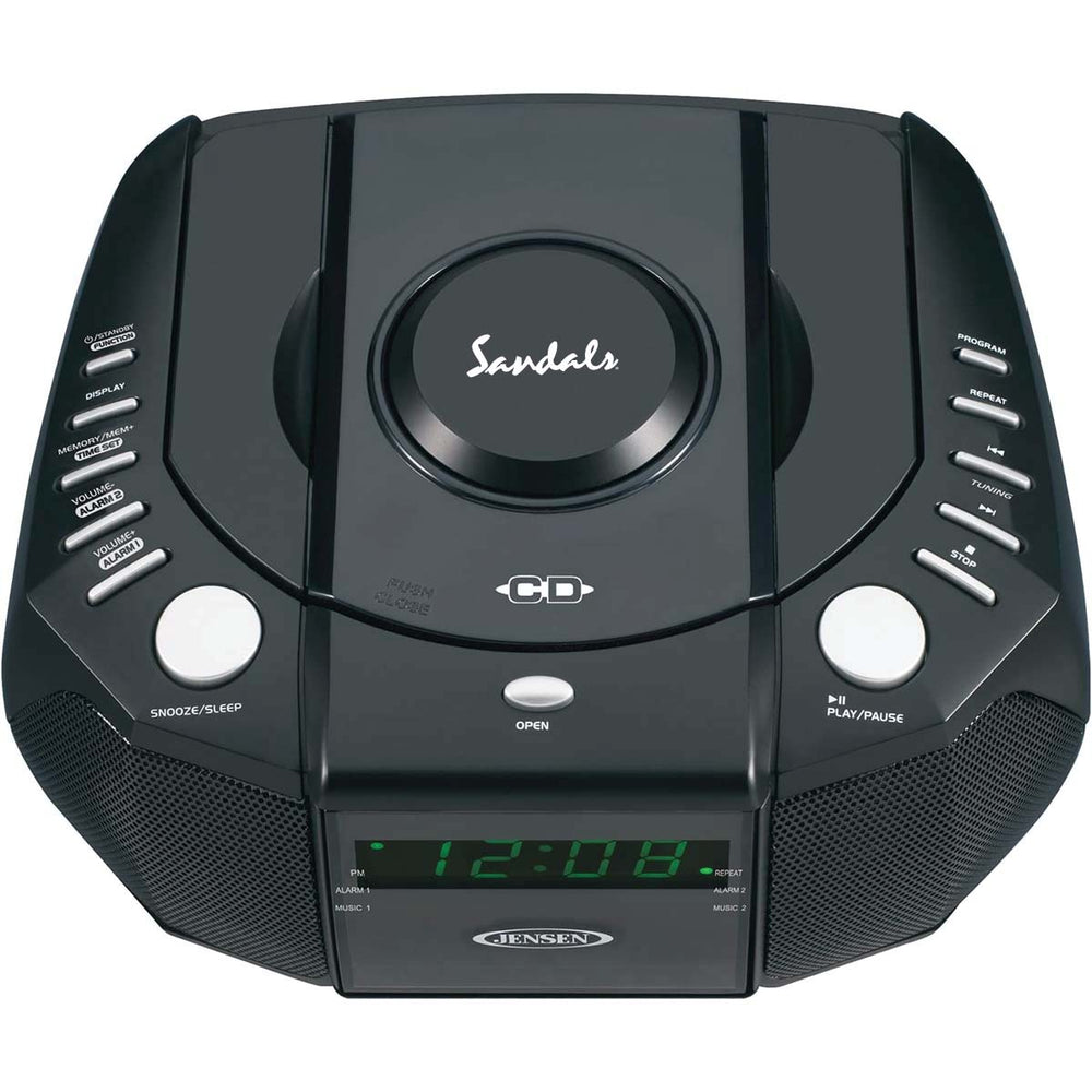 
                  
                    Jensen Audio Dual Alarm Clock Radio with CD Player
                  
                