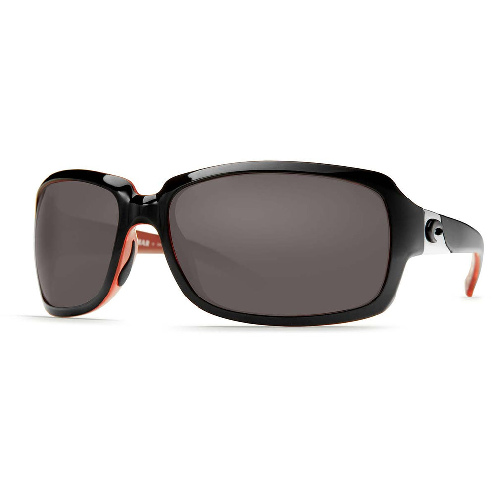 
                  
                    Costa Del Mar Isabela Sunglasses - (Frame) Black, Coral; (Lens) Gray, 580P
                  
                