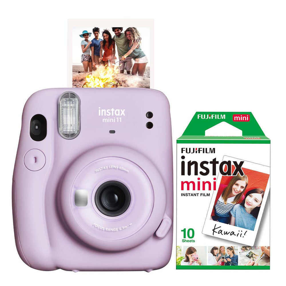 
                  
                    FujiFilm Instax Mini 11 Instant Camera w/ 10 Count Film Lilac Purple
                  
                
