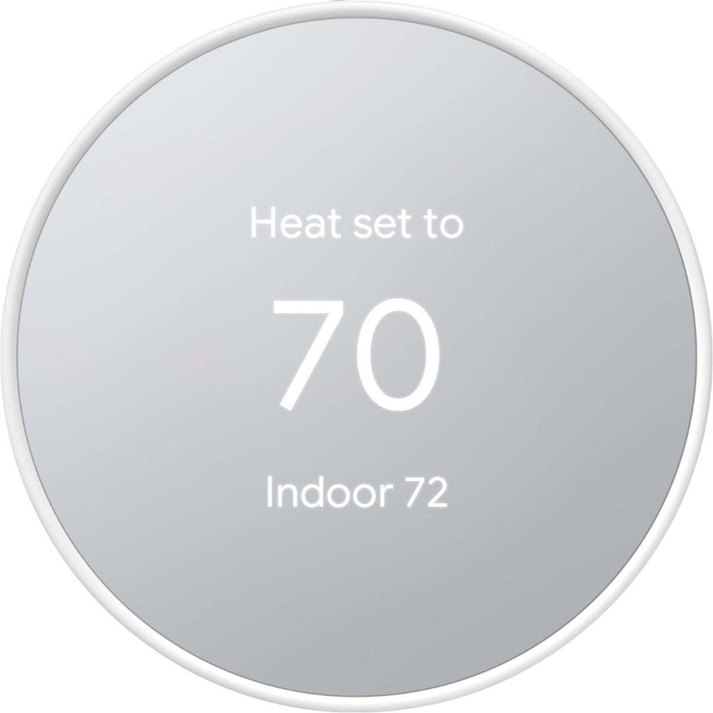 Google Nest Programmable Smart Wi-Fi Thermostat - White