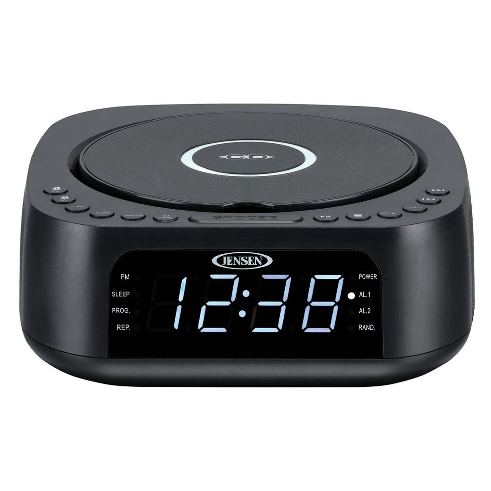 
                  
                    Jensen Audio Stereo CD Player with FM Digital Dual Alarm Clock Radio
                  
                